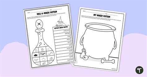 1st Grade Halloween Addition Game Roll A Potion Teach Starter