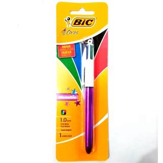 Caneta Bic 4 Cores Shopee Brasil