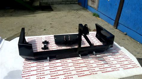 Бампер задний силовой на УАЗ Патриот Пикап с кронштейном запасного ...