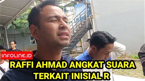 Raffi Ahmad Angkat Suara Terkait Inisial R Terlibat Pencucian Uang