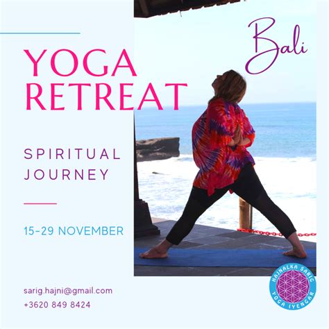 Bali yoga retreat of March 2023–Workshops - Online Iyengar