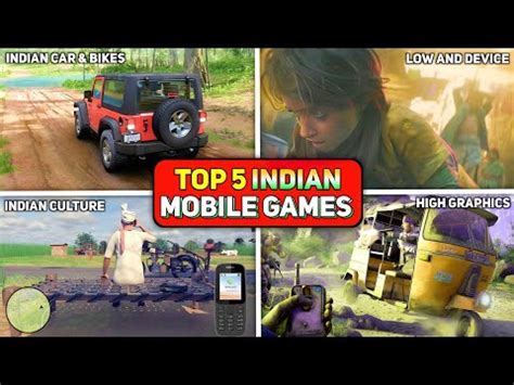 TOP 5 INDIAN GAMES FOR ANDROID - HIGH GRAPHICS MADE IN INDIA GAMES