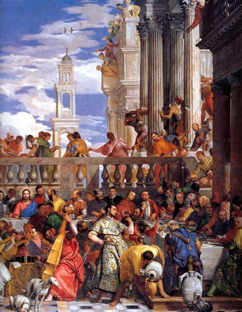 Das Hochzeit Zu Kana Detail Paolo Veronese Als Kunstdruck Oder Gem Lde