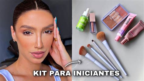 MONTEI UM KIT DE MAQUIAGEM PARA INICIANTES SÓ BARATINHOS e