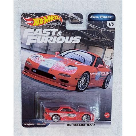 風火輪 HOT WHEELS 玩命關頭 FAST FURIOUS 馬自達 MAZDA RX 紅 膠胎 蝦皮購物
