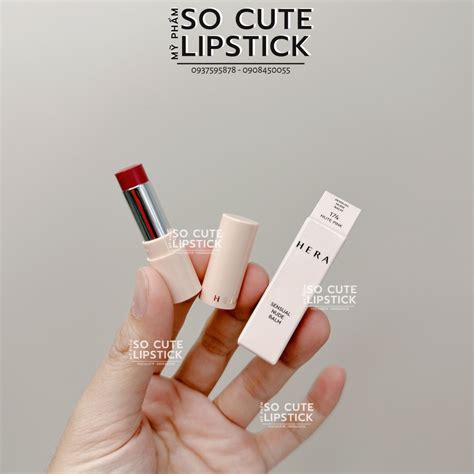 Son Dưỡng Son Hera Sensual Nude Balm 174 Mini Mỹ Phẩm Socutelipstick Tiệm Socute