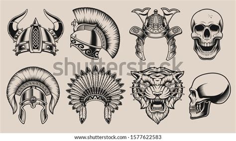 2,182 Viking Skull Tattoo Images, Stock Photos, 3D objects, & Vectors | Shutterstock