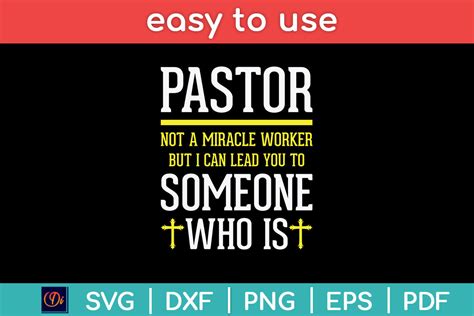 Pastor Not A Miracle Worker Minister Svg Graphic By Designindustry