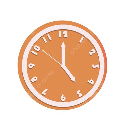 Free Material PNG Image, Cartoon Minimalist Clock Free Material, Clock ...