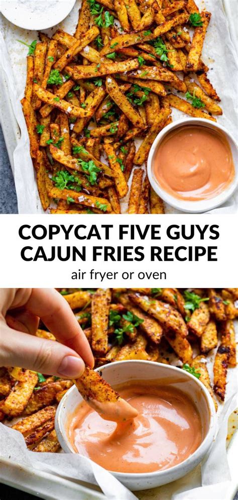 Copycat Five Guys Cajun Fries Recipe Recipe Air Fryer Dinner Recipes Air Fryer Recipes