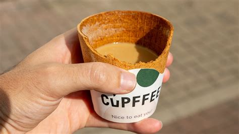 Have Your Cup And Eat It Too Coffee Shop Introduces Edible Cups In An Effort To Cut Down On