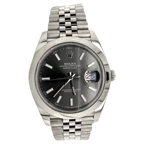 Rolex Datejust Mm Jubilee Band Rhodium Dial Ref For Sale At