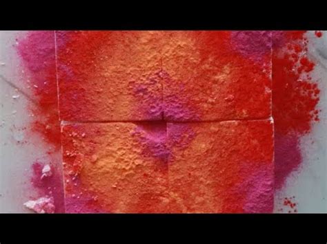 Soft Fresh Gym Chalk With Holi Powder Asmr Relaxing Oddly Satisfying