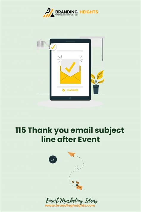 115 Thank you email subject line after Event - Branding Heights