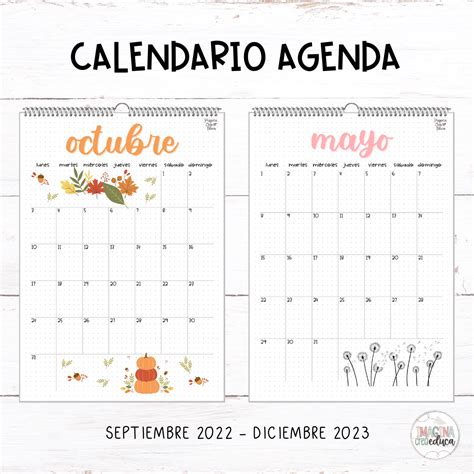 Calendario Agenda Imagina Crea Educa