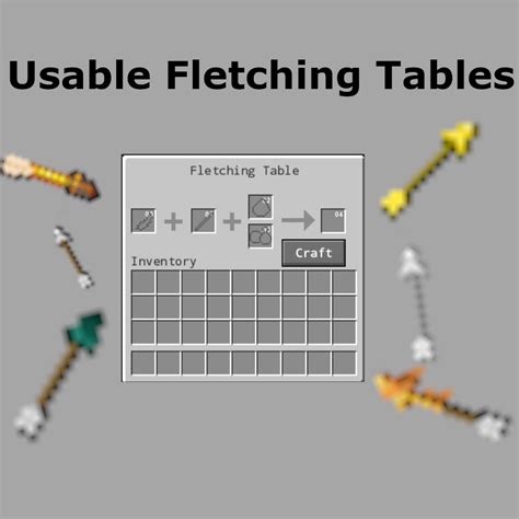 Usable Fletching Table - Minecraft Mod