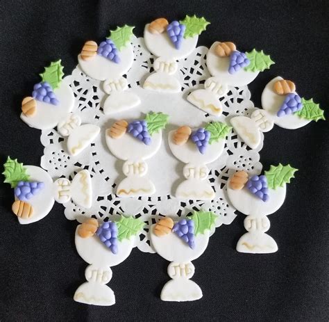 First Communion Cupcake Topper Chalice Cupcake Topper Communion