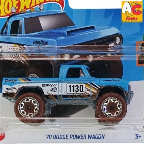 Hot Wheels 70 Dodge Power Wagon HKH76 Mud Studs 2023 Shopee Brasil