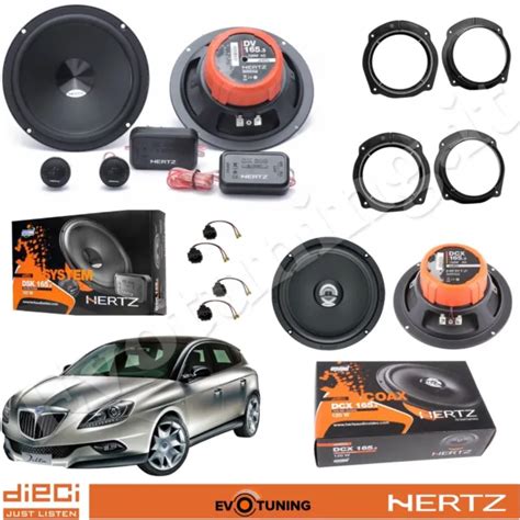 KIT 6 CASSE Altoparlanti Hertz DSK165 3 DCX 165 3 Per Lancia Delta III