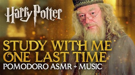 H Study Session With Dumbledore Harry Potter Pomodoro Timer Hogwarts