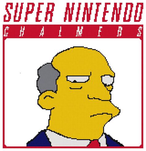 Super Nintendo Chalmers The Simpsons Ralph Wiggum Dmc Cross Etsy