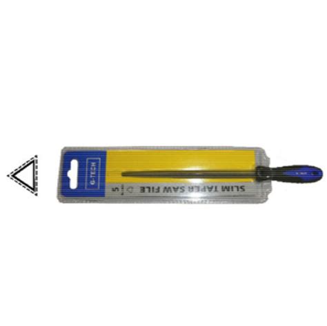 G Tech Taper Slim File With Plastic Handle