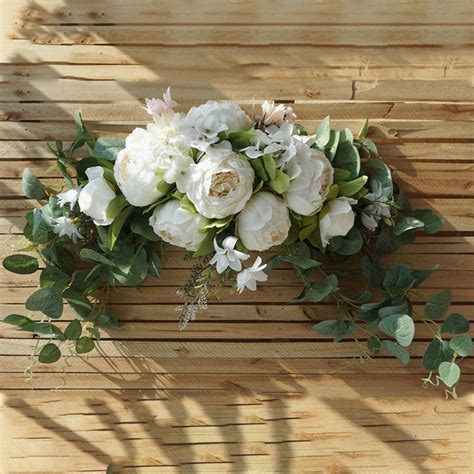 Artificial Silk Flowers Swag Slim Table Centrepiece Home Wedding Arch