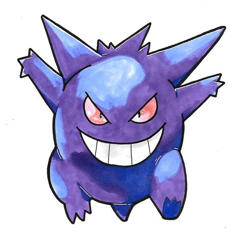 Gengar Drawing Free Download On Clipartmag