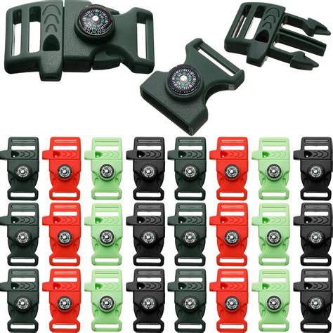 Amazon Jenaai 80 Pieces Plastic Paracord Buckles With Compass