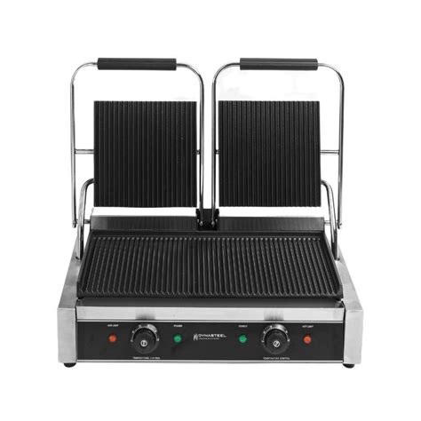 Grill Panini Double Plaques Rainurées Reconditionné Fourniresto