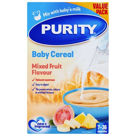 Purity Baby Cereal Mixed Fruit 450g Shop Today Get It Tomorrow