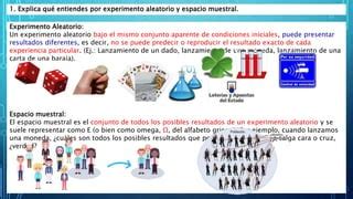 Suceso Evento Experimento Aleatorio PPT