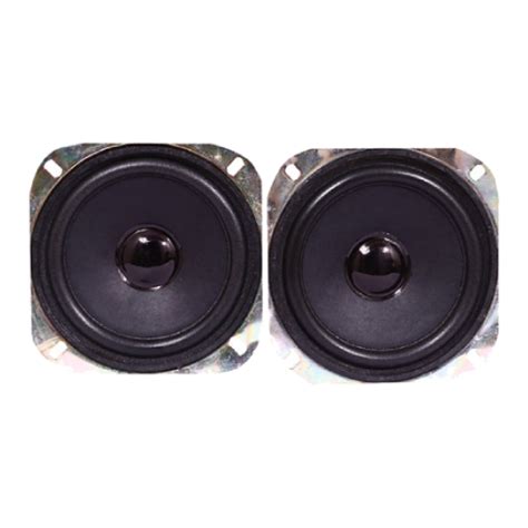 4-inch Mid Range Satellite Speakers (125W Peak)