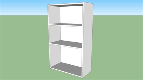 Room Essentials 3 Shelf Bookcase 3d Warehouse