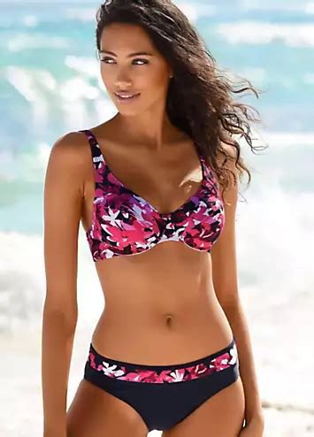 Floral Underwired Bikini Set By Petite Fleur Look Again