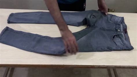 How To Fold Jeans Perfectly Easy Methods For Neat Storage Youtube