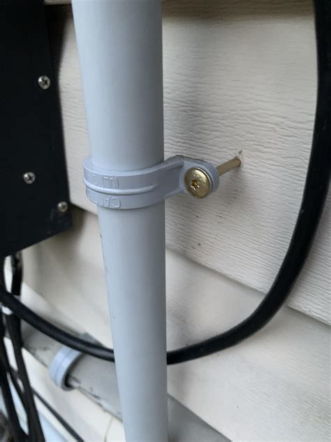 Recommendations what to use as a stand off for this pipe? Other than a