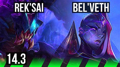 Rek Sai Vs Bel Veth Jng Winrate Rank Rek Sai Tr