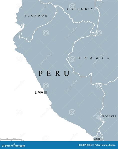 Peru Political Map Eps Illustrator Map Vector World Maps Images