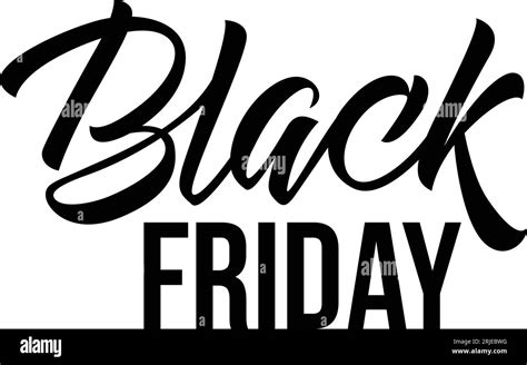 Black Friday Lettering Stock Vector Image Art Alamy