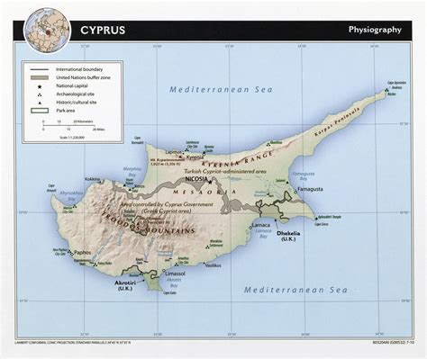 Maps Of Cyprus Detailed Map Of Cyprus In English Tourist Map Of