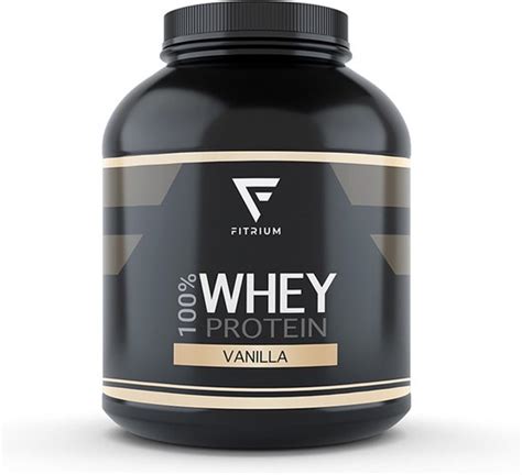 Whey Protein Vanille Gram Eiwit Shakes Fitrium