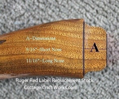 Ruger Model Red Label O U Replacement Gun Stock