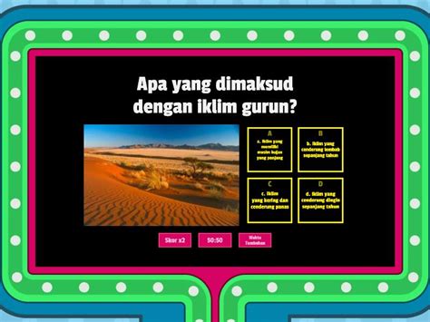 Soal Kondisi Geografis Indonesia Gameshow Quiz