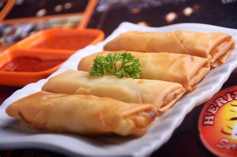 Premium Photo Food Spring Rolls From Indonesia