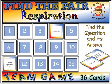 Respiration 4 Game Compendium For Ks3 Teaching Resources