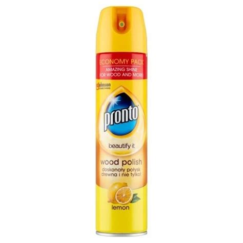 Pronto Wood Polish Lemon Pianka Do Czyszczenia Mebli Ml