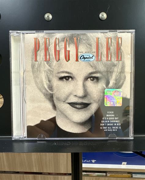 Peggy Lee The Best Of The Capitol Years CD Original First Pressed