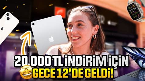 iPad almak için gece 12de sıraya girdi Apple Gürgençler İzmir vLog