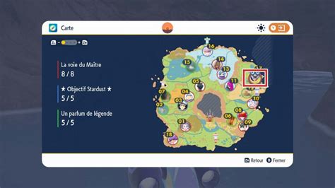 Guide Pokémon Écarlate et Violet ou se trouvent les sanctuaires pour